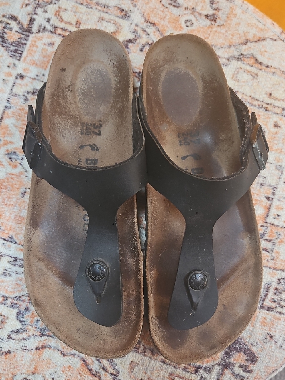Birkenstock Black Single-Buckle Thong Sandal